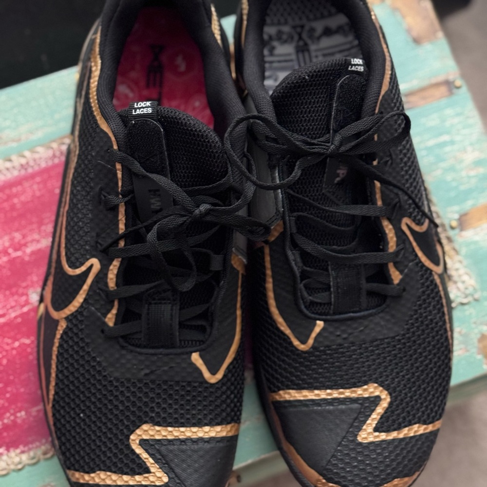 Nike Black and Brown Athletic Shoes